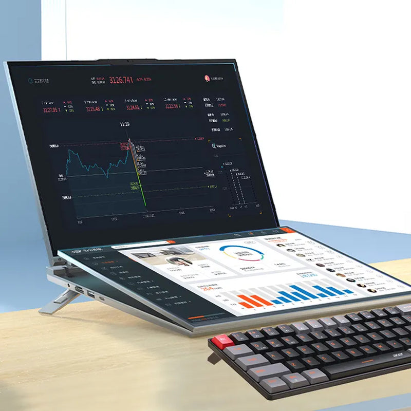 Dual Screen Laptop 16 Inch + 16 Inch Touch Screen