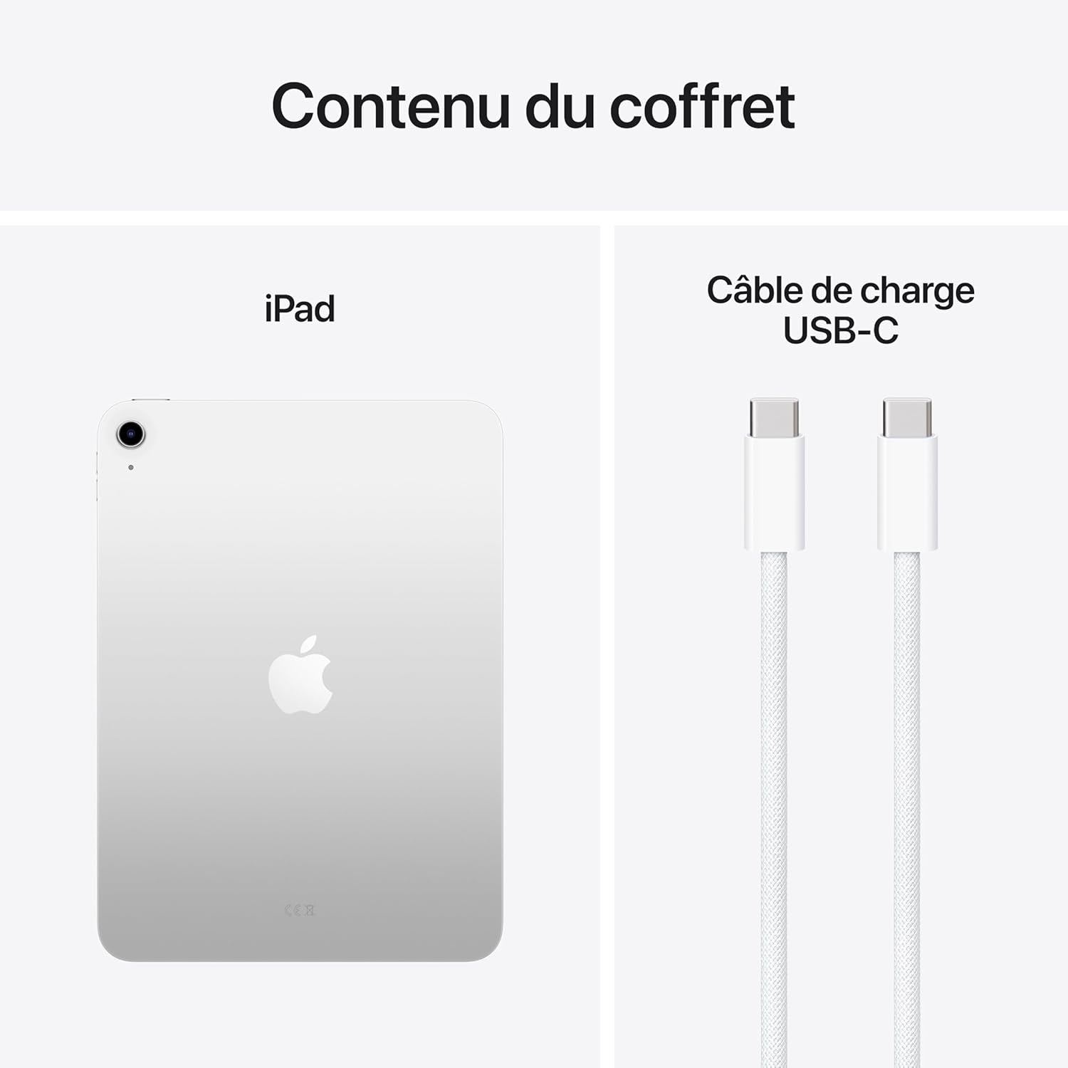 Ipad Avec Puce A16 : Écran Liquid Retina 11 Pouces, 128 Go, Wi-Fi 6, Caméras Avant/Arrière 12 Mpx, Touch ID, Autonomie D’Une Journée – Argent