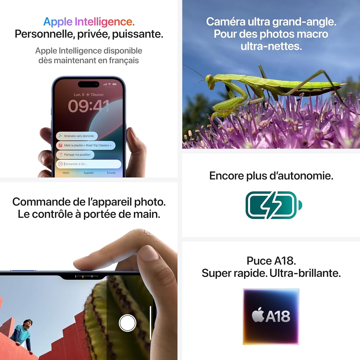 Iphone 16 (128 Go) - Cyan