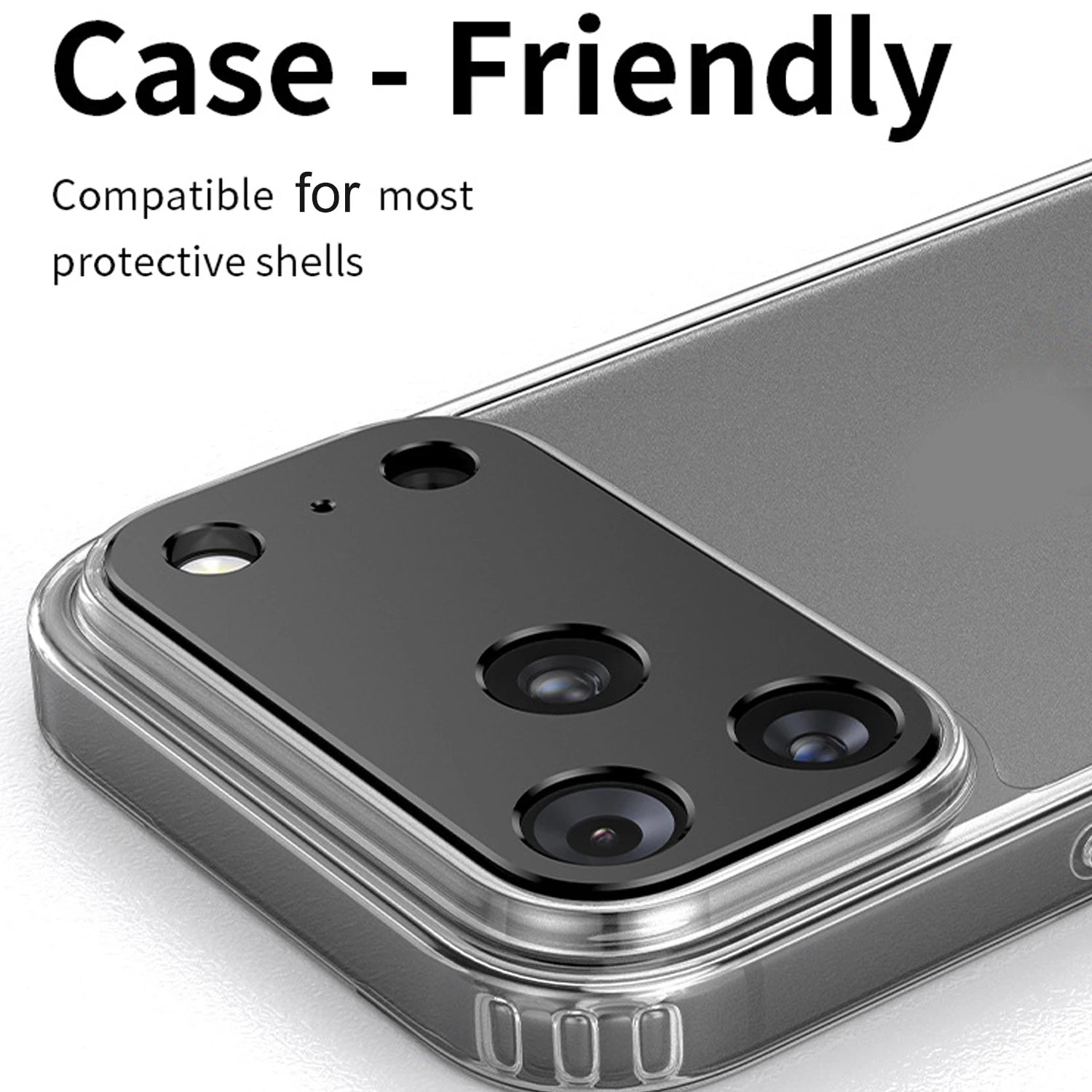 Housse d'objectif d'appareil photo en alliage d'aluminium en métal pour Iphone 17/17 Pro/17 Air/17 Promax Dureté Anti-rayures Autocollants d'appareil photo antichoc