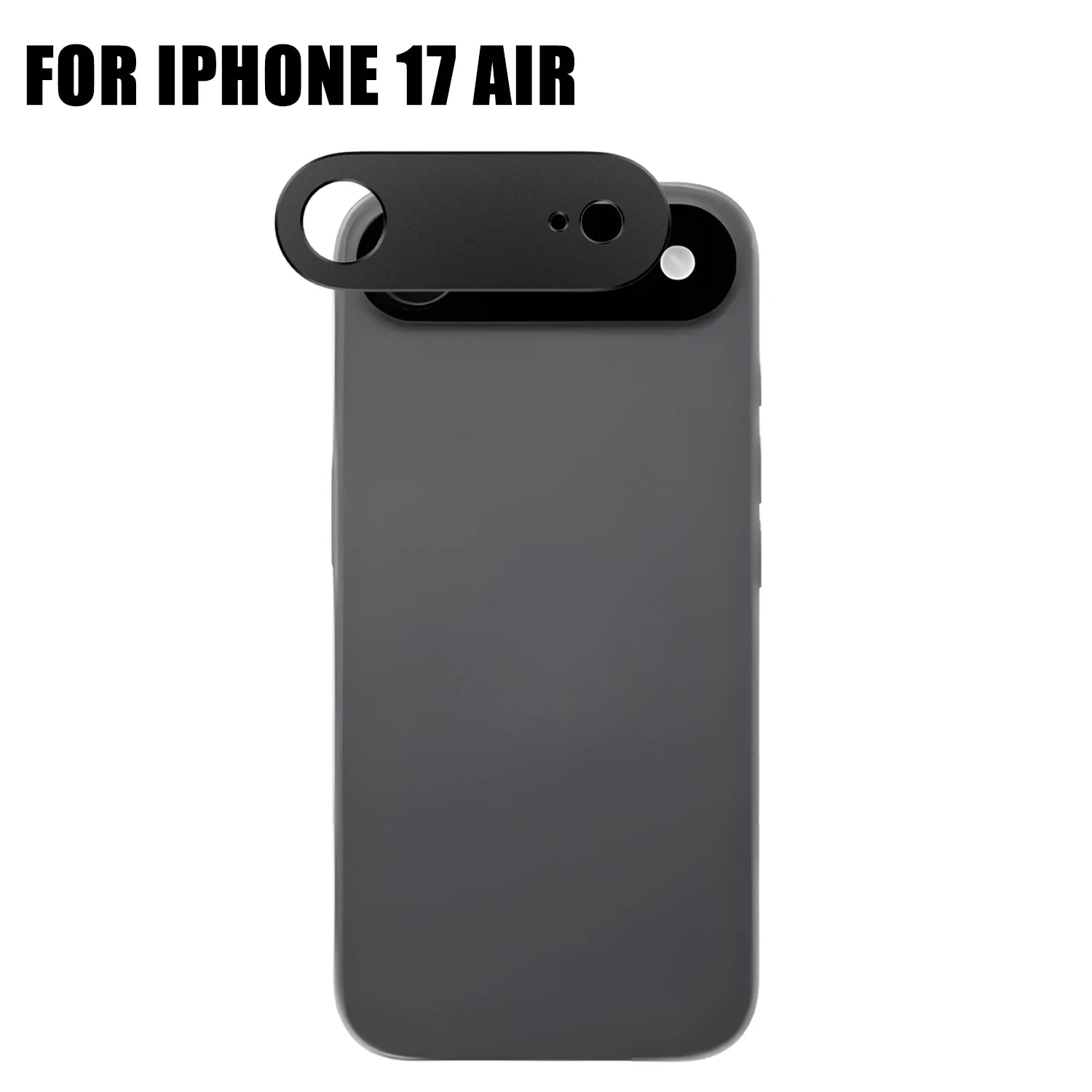 Housse d'objectif d'appareil photo en alliage d'aluminium en métal pour Iphone 17/17 Pro/17 Air/17 Promax Dureté Anti-rayures Autocollants d'appareil photo antichoc
