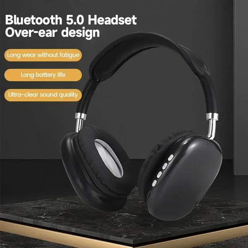 P9/P9 Pro Wireless Bluetooth 5.1 Game Headphone Headset with Mic Hifi Sound Earphone for Android Ios Sports Gaming Headphones