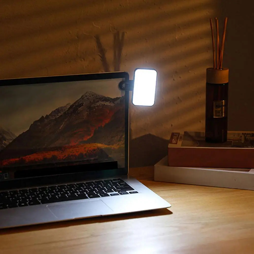 Pocket LED Selfie Light for Iphone Ipad Mobile Phone Laptop Clip Flash Fill Video Photo Ringlight Photography Lamp