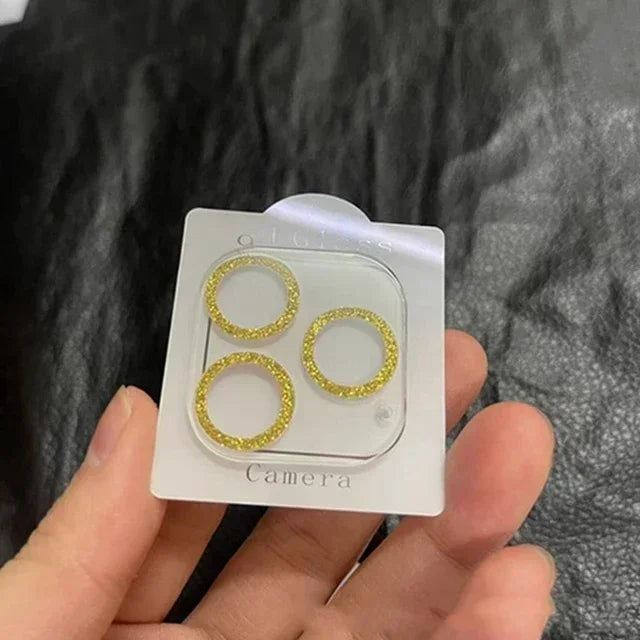 Étui de protection d'objectif d'appareil photo transparent Bling Glitter Diamond pour Iphone 15 14 13 12 17 16 Pro Max Mini plus 16Pro 15Pro 16Promax