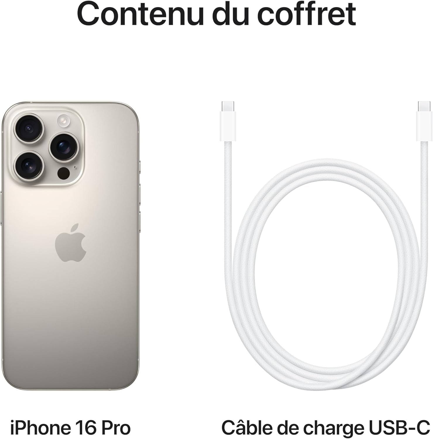 Iphone 16 Pro (128 Go) - Titane Naturel