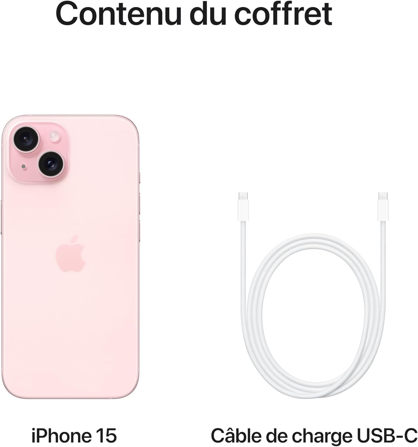 Iphone 15 (128 Go) - Rose