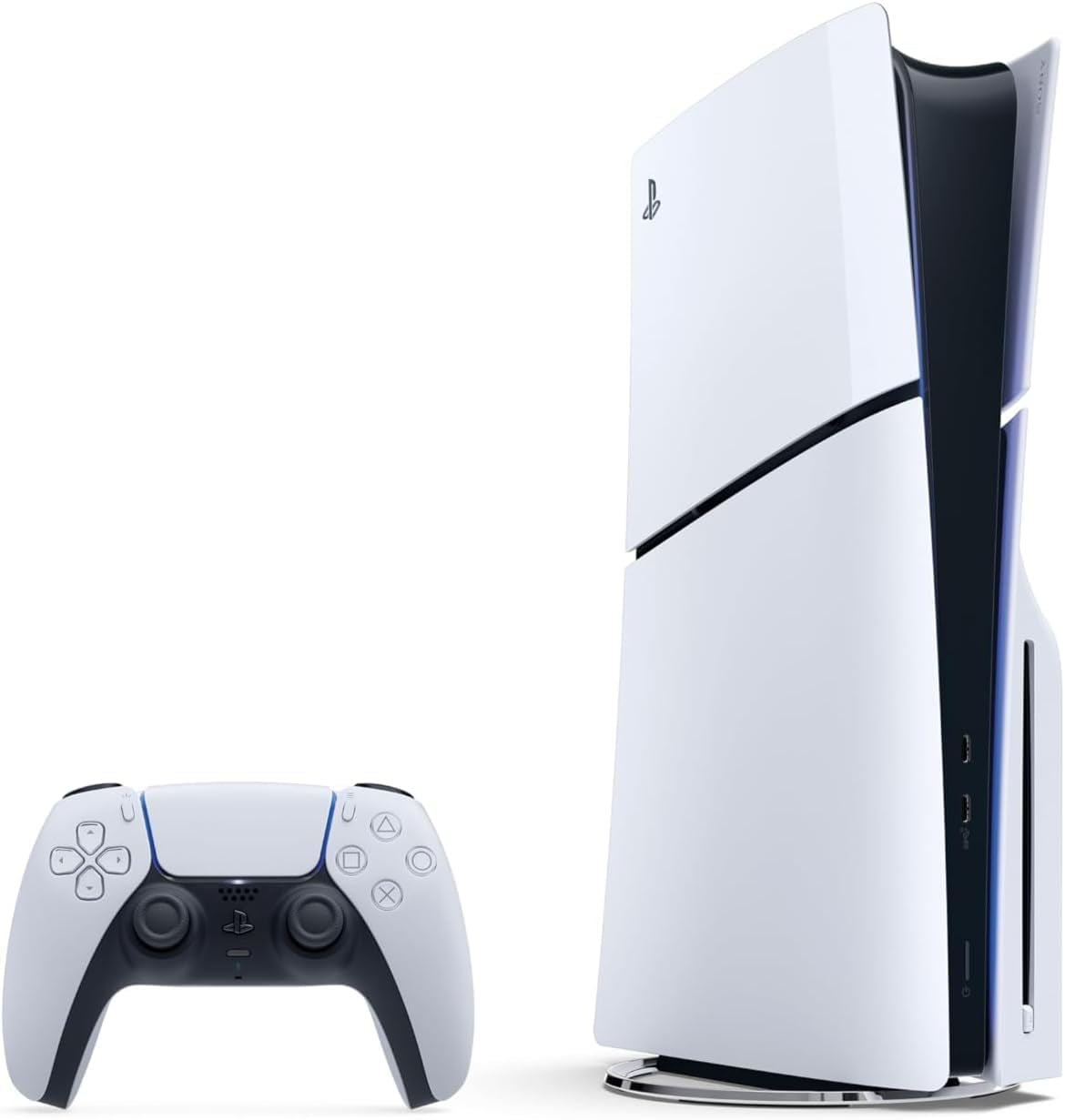 Sony, 5 Édition Standard, PS5 Avec 1 Manette Sans Fil Dualsense, Couleur : Blanche