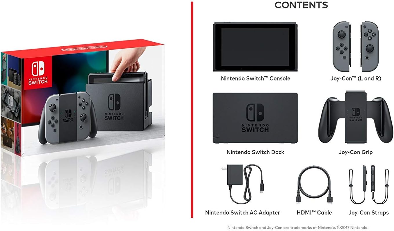 Console  Switch Avec Paire De Joy-Con - Gris