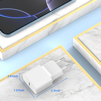 Chargeur Rapide Iphone 11 12 13 14,4Pack [Certifié Apple Mfi ] Chargeur De 20W Adaptateur Avec 2M USB-C De Données Lightning Cordon De Charge Compatible Avec Iphone 14 13 12 11 Pro Max XS XR X