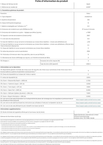 Iphone 16 (128 Go) - Cyan